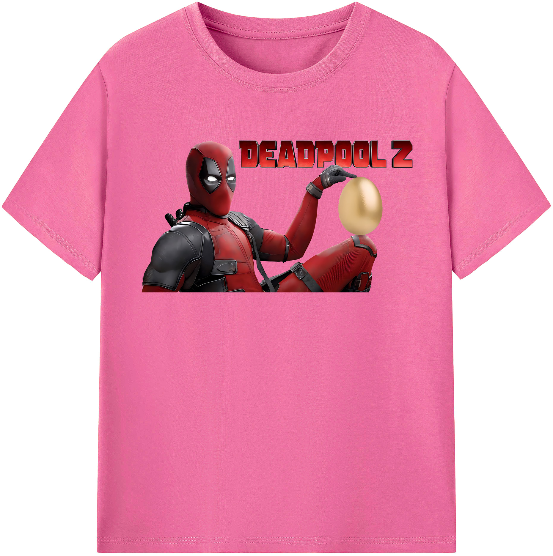 （画像用） Deadpool デッドプール レディースカジュアルプリントTシャツ（綿100％）
